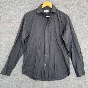 Hartford Alternative Classics Paul Button Shirt Mens Small Lightweight‎ Gray